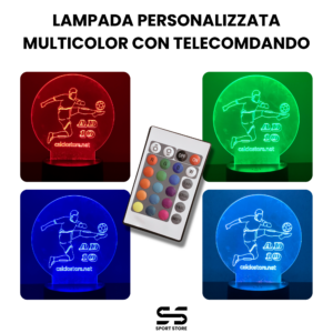 Lampada Calcio Personalizzata